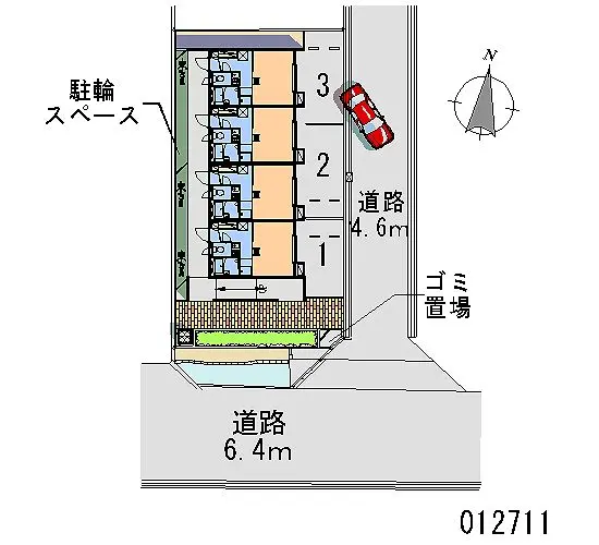 ★手数料０円★寝屋川市中神田町　月極駐車場（LP）